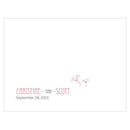 Dandelion Wishes Note Card Berry (Pack of 1)-Weddingstar-Berry-JadeMoghul Inc.