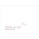 Dandelion Wishes Note Card Berry (Pack of 1)-Weddingstar-Plum-JadeMoghul Inc.