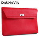DAUNAVIA New Women Bag Casual Women Messenger Bag Women PU Leather Handbags for Women Famous Brands Designer Bag Clutch Bags-Black-long34cm width23cm-JadeMoghul Inc.