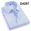 DAVYDAISY 2018 New Arrival Summer Men's Shirt Short Sleeved Plaid Striped Fashion Work Casual Shirt Man Formal Shirt DS227-D4292-Size is Asian Size-JadeMoghul Inc.