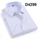 DAVYDAISY 2018 New Arrival Summer Men's Shirt Short Sleeved Plaid Striped Fashion Work Casual Shirt Man Formal Shirt DS227-D4292-Size is Asian Size-JadeMoghul Inc.