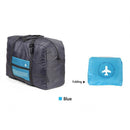 DDUP Fashion WaterProof Travel Bag Large Capacity Bag Women nylon Folding Bag Unisex Luggage Travel Handbags Free Shipping-Sky Blue-JadeMoghul Inc.