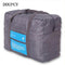 DDUP Fashion WaterProof Travel Bag Large Capacity Bag Women nylon Folding Bag Unisex Luggage Travel Handbags Free Shipping-Sky Blue-JadeMoghul Inc.