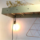 Decor Decor Steals - 10" x 10" x 21" Brown Veneer Hanger HomeRoots