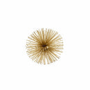 Decor Decor Steals - 6" X 6" X 6" Gold Iron Urchin Small Sphere HomeRoots
