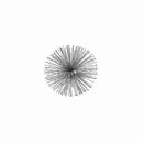 Decor Decor Steals - 6" X 6" X 6" Silver Iron Urchin Small Sphere HomeRoots