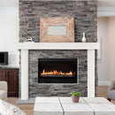 Decor Decor Steals - Non-combustible 56" Surround Salt Finish HomeRoots