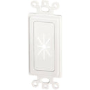 Decor Insert with Flexible Opening (White)-Cables, Connectors & Accessories-JadeMoghul Inc.