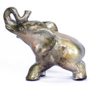 Decor Living Room Decor Ideas - 10" X 6" X 10'.5" Gold Ceramic Elephant HomeRoots