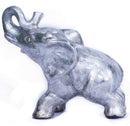 Decor Living Room Decor Ideas - 10" X 6" X 10'.5" Silver Ceramic Elephant HomeRoots