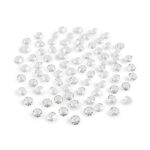 Decorative Acrylic Cut Diamonds - Small Iridescent (Pack of 80)-Wedding Table Decorations-JadeMoghul Inc.