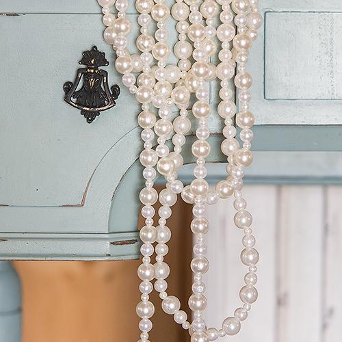 Decorative Pearl Garland Ivory (Pack of 1)-Wedding Reception Decorations-JadeMoghul Inc.