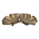Decorative Polyresin Ginkgo Leaf Plate, Gold-Decorative Objects-Gold-Polyresin-JadeMoghul Inc.