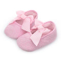 Delebao Brand Spring Soft Sole Girl Baby Shoes Cotton First Walkers Fashion Baby Girl Shoes Butterfly-knot First Sole Kids Shoes-Pink Casual Shoes-1-JadeMoghul Inc.