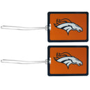 Denver Broncos Vinyl Luggage Tag, 2pk-Luggage Accessories-JadeMoghul Inc.