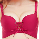 DeRuiLaDy Sexy Women Seamless LB Bra Gather Adjustable Super Push Up Bra Women Underwear Seamless Underwear Lingerie Plus Size-Pink-90C-JadeMoghul Inc.