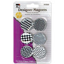 DESIGNER BUTTON STYLE MAGNETS 6 PK-Supplies-JadeMoghul Inc.
