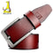 Designer High Quality Genuine Leather Belt for Men-Style2 Dark Red-100cm-JadeMoghul Inc.