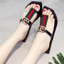 Designer Inspired Slippers-Black-36-JadeMoghul Inc.