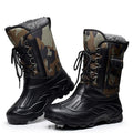 Designer Men Winter Military Boots Male Snow Ankle Boots Warm Waterproof Fur Tactical Boot Shoes Chaussure Homme-Green camouflage-8-JadeMoghul Inc.