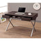 Desks and Hutches Stylish Connect-It Desk with Built-in Storage Compartment, Brown Benzara