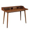 Desks Bedroom Desk - 47.25" X 23.63" X 34.89" Desk in American Walnut HomeRoots