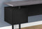Desks Black Desk - 71" x 71" x 30" Black, Grey, Particle Board, Hollow-Core, Metal - Computer Desk HomeRoots