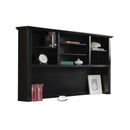 Wooden Office Hutch in Black