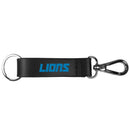 Detroit Lions Black Strap Key Chain-Key Chains-JadeMoghul Inc.
