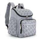 Diaper Bag Fashion Mummy Maternity Nappy Bag Brand Baby Travel Backpack Diaper Organizer Nursing Bag For Baby Stroller-Grey-JadeMoghul Inc.