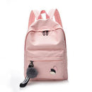 DIDABEAR Women Waterproof Nylon Backpacks Female Rucksack School Backpack For Girls Fashion Travel Bag Bolsas Mochilas Sac A Dos-Pink-29x40x13CM-JadeMoghul Inc.