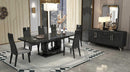 Dining Sets Dining Room Buffet - 71" X 20" X 32" Gray Velvet Buffet HomeRoots