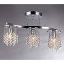 Dining Sets Dining Room Chandeliers - Clee 3-light Chrome 20-inch Crystal Chandelier HomeRoots