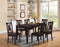 Dining Sets Dining Room Sets - 36" X 60" X 30" 7Pc Espresso And Espresso Pu Dining Set HomeRoots