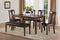 Dining Sets Dining Room Sets - 60" X 36" X 30" 6Pc Black Leatherette And Espresso Dining Set HomeRoots