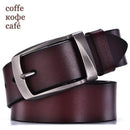 DINISITON designer belts men high quality genuine leather belt man fashion strap male cowhide belts for men jeans cow leather-RB coffe-100cm-JadeMoghul Inc.