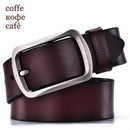 DINISITON designer belts men high quality genuine leather belt man fashion strap male cowhide belts for men jeans cow leather-RG coffe-100cm-JadeMoghul Inc.