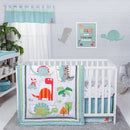 Dinosaur Roar 3 Piece Crib Bedding Set-DINOSAUR-JadeMoghul Inc.