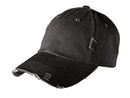 District Distressed Cap. DT600-Caps-Black-OSFA-JadeMoghul Inc.