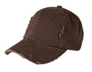 District Distressed Cap. DT600-Caps-Chocolate Brown-OSFA-JadeMoghul Inc.