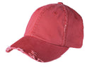 District Distressed Cap. DT600-Caps-Dashing Red-OSFA-JadeMoghul Inc.