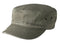 District Distressed Military Hat. DT605-Caps-Olive-OSFA-JadeMoghul Inc.
