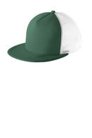 District - Flat Bill Snapback Trucker Cap. DT624-Juniors & Young Men-Forest Green-OSFA-JadeMoghul Inc.