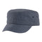 District - Houndstooth Military Hat DT619-Caps-New Navy/Blue-OSFA-JadeMoghul Inc.