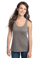 District - Juniors 60/40 Racerback Tank. DT237-T-shirts-Frost Grey-4XL-JadeMoghul Inc.