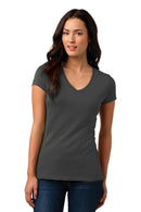 District Juniors Soft Wash V-Neck Tee. DT4501-Juniors & Young Men-Warm Grey-4XL-JadeMoghul Inc.