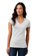 District Juniors Soft Wash V-Neck Tee. DT4501-Juniors & Young Men-White-4XL-JadeMoghul Inc.