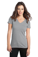 District - Juniors The Concert Tee V-Neck. DT5501-T-shirts-Heather Grey-4XL-JadeMoghul Inc.