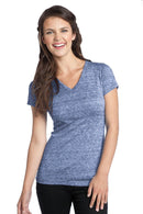 District Juniors Tri-BlendV-Neck Tee. DT242V-Juniors & Young Men-Navy Heather-4XL-JadeMoghul Inc.