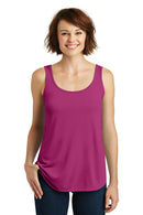 District Made Ladies Drapey Tank. DM414-T-shirts-Pink Azalea-4XL-JadeMoghul Inc.